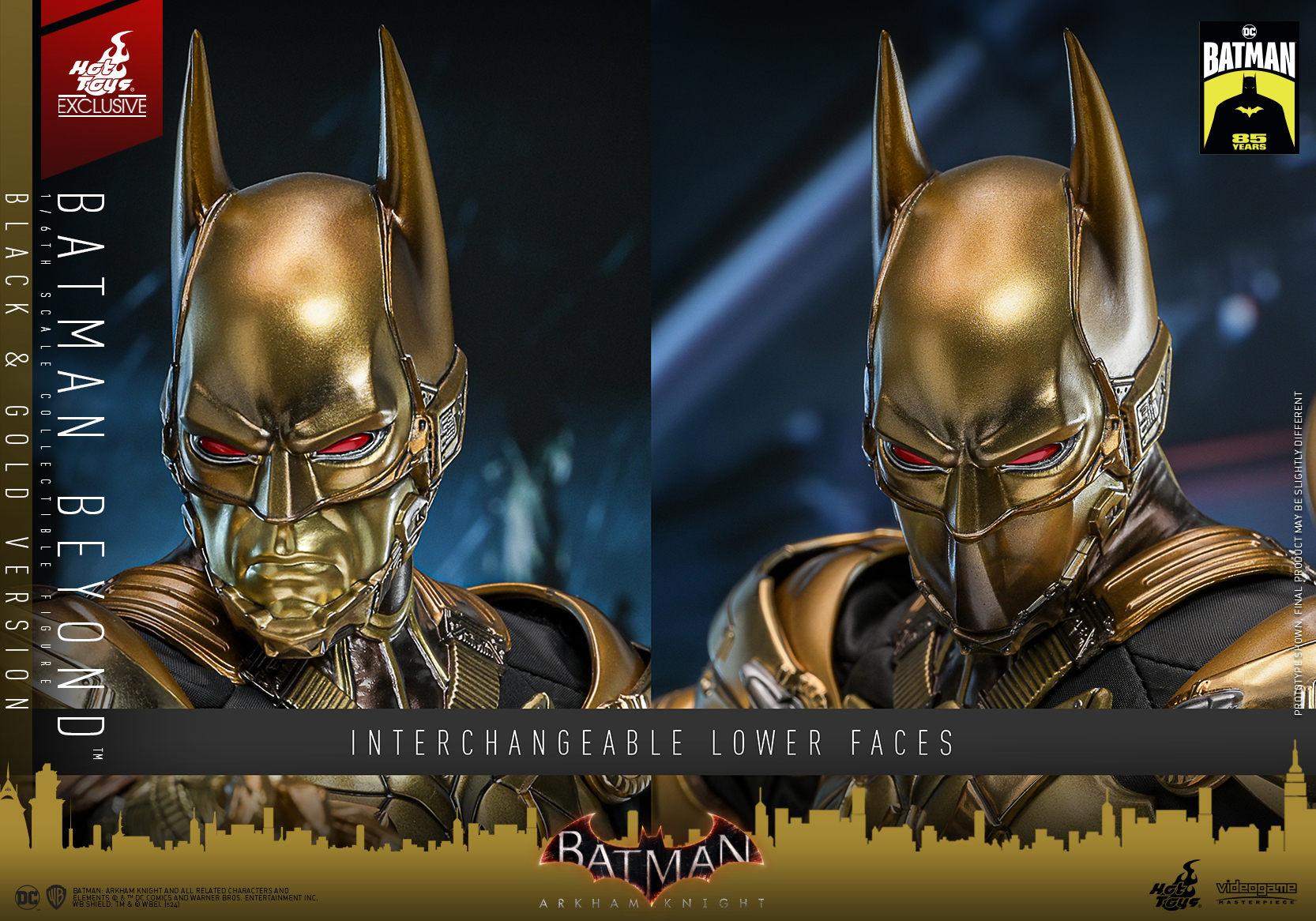 Hot Toys VGM64 Batman: Arkham Knight - Batman Beyond (Black & Gold Version) [Hot Toys Exclusive]
