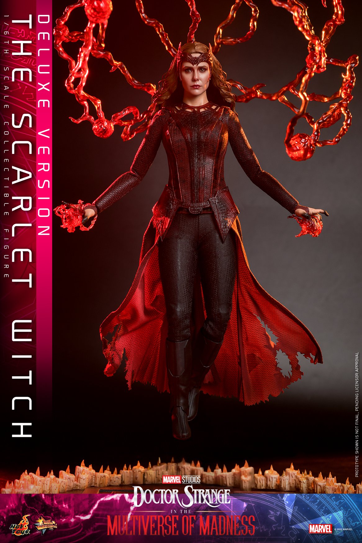 Hot Toys MMS653 1/6 Doctor Strange in the Multiverse of Madness - The Scarlet Witch (Deluxe Version)