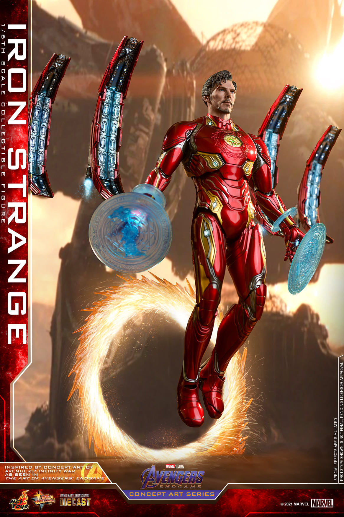 Hot Toys MMS606D41 1/6 Avengers: Endgame (Concept Art Series) - Iron Strange