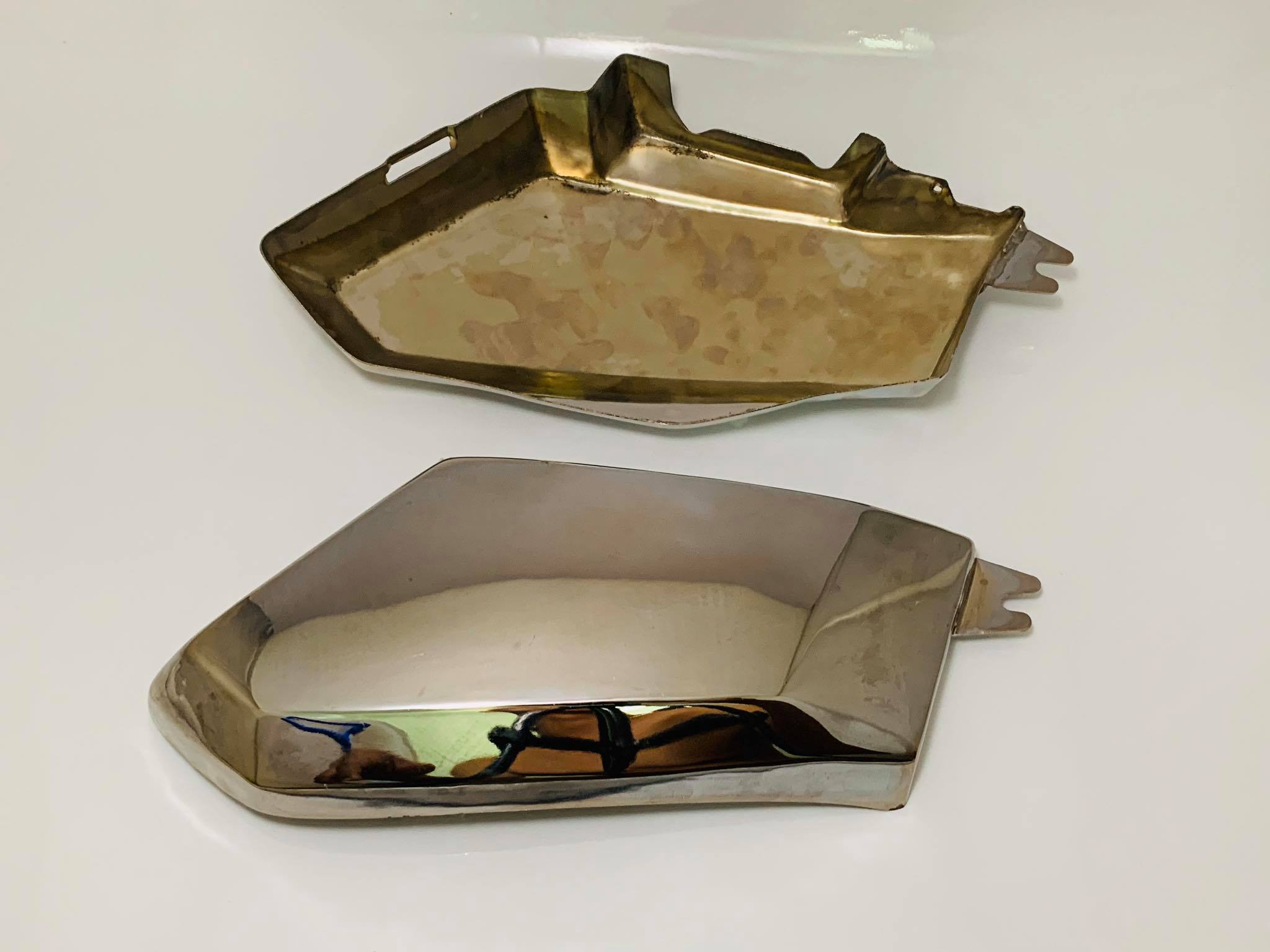 ฝากระเป๋ามอเตอร์ไซด์ฮอนด้าดรีมคุรุสภา(เหล็กชุบ)