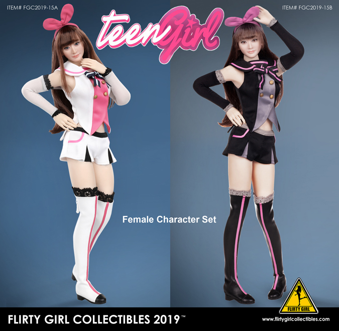STOP SUPPLY Flirty Girl FGC2019-15A / FGC2019-15B 1/6 Teen Girl female character set