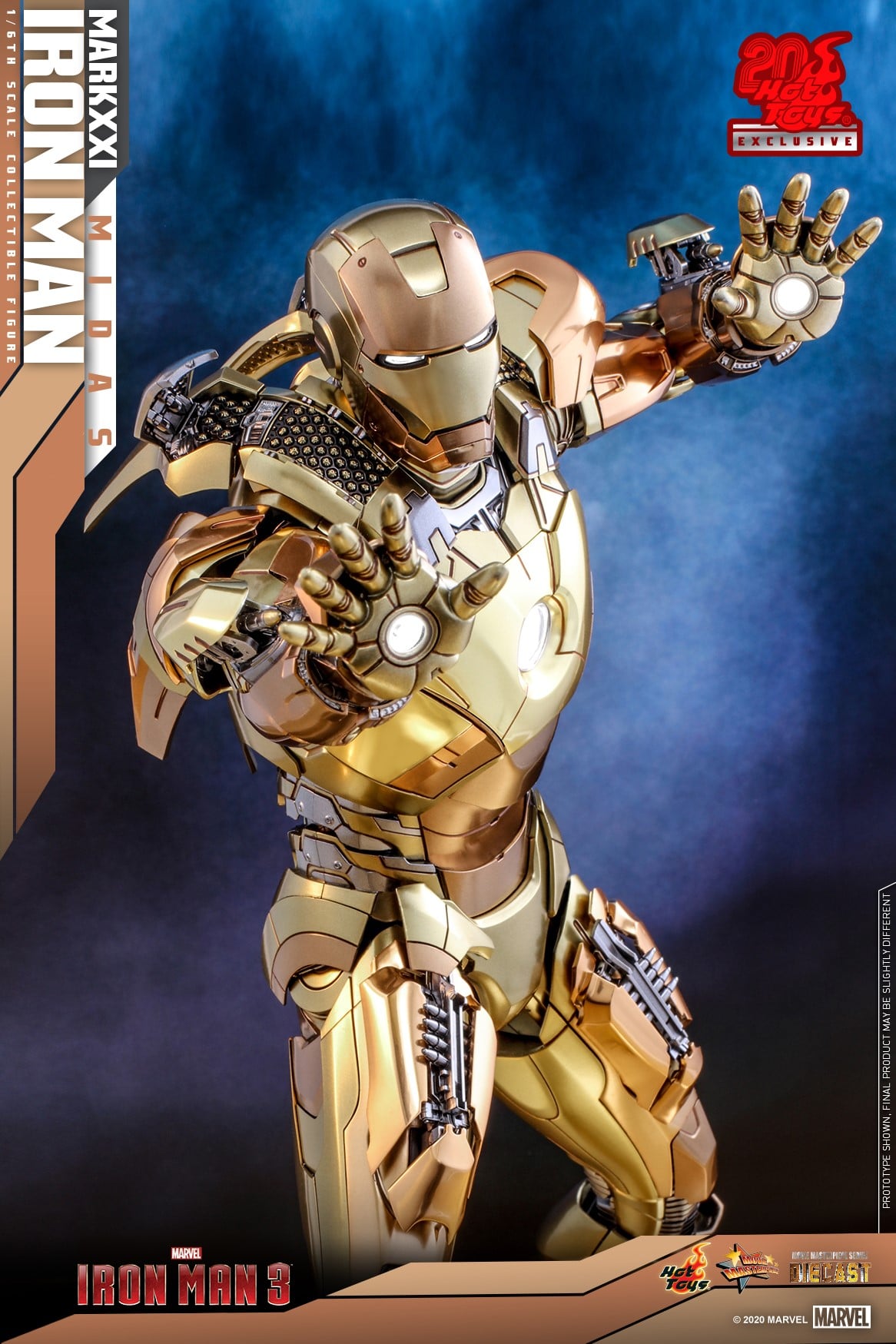 Hot Toys MMS586D36 Iron Man 3 - Iron Man Mark XXI (Midas) [Exclusive]