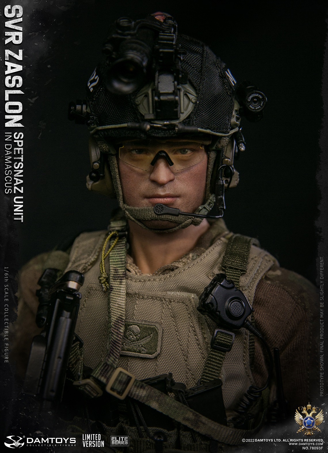 DAMTOYS 78093F 1/6 SVR ZASLON SPETSNAZ UNIT IN DAMASCUS (LIMITED VERSION)