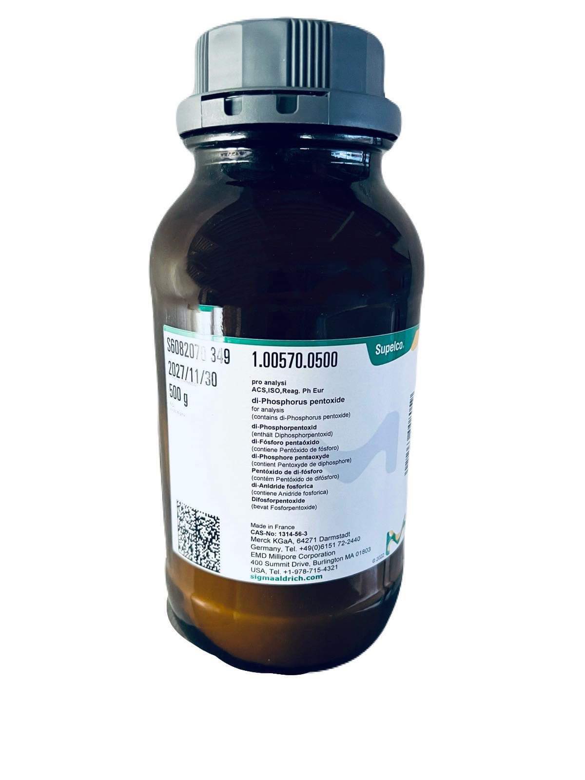 MERCK™ di-Phosphorus pentoxide for analysis ACS,ISO,Reag. Ph Eur 500ml