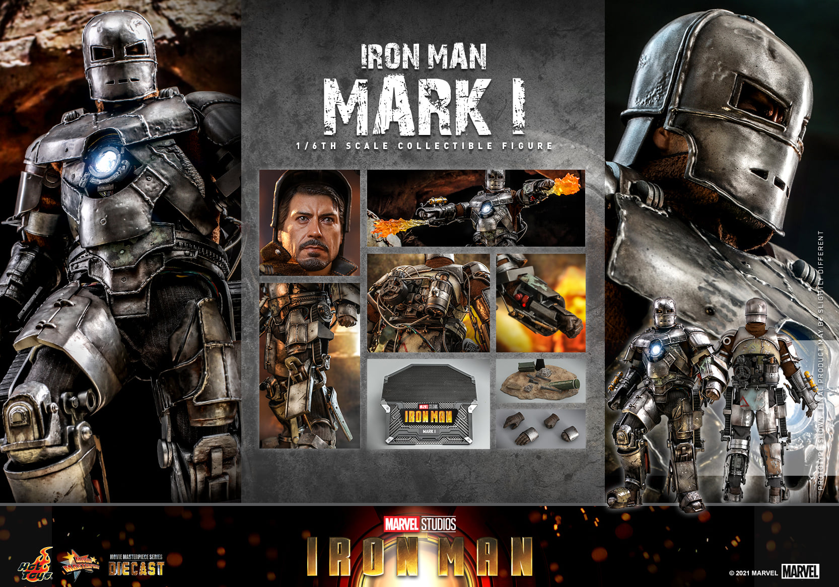 Hot Toys MMS605D40 1/6 Iron Man - Iron Man Mark I
