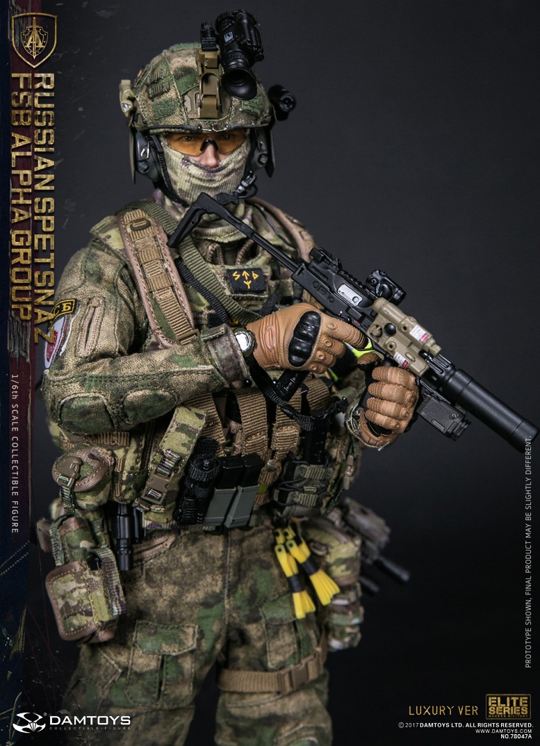 DAMTOYS 78047A RUSSIAN SPETSNAZ - FSB ALPHA GROUP (LUXURY VER)