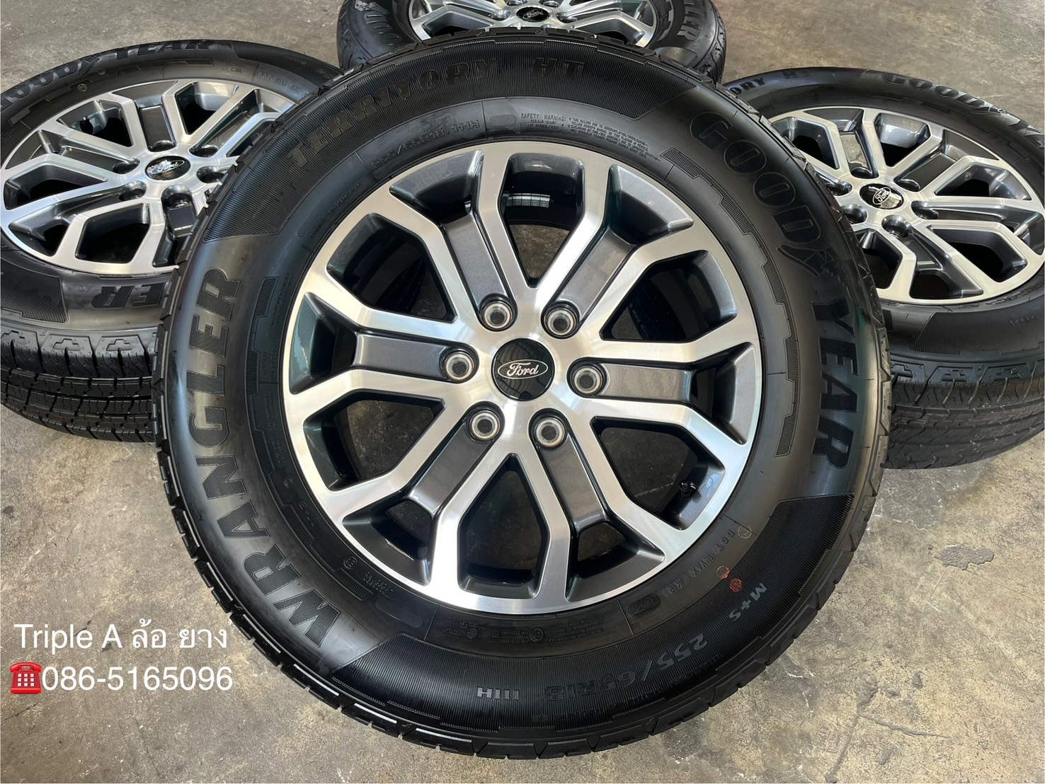 ✨ล้อแม็กพร้อมยางใหม่ป้ายแดง✨Ford Everest รุ่นใหม่ล่าสุด ขอบ 18♨️ปี 24♨️💖ใหม่กริ๊บ💖