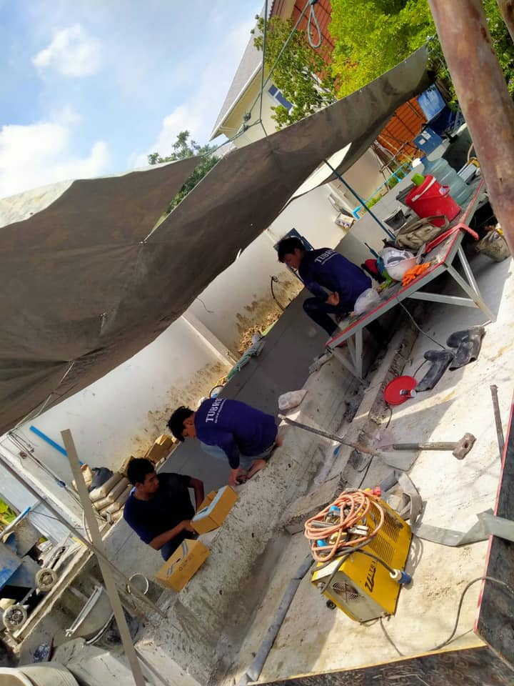 หินปูสระว่ายน้ำขนาด 10x10, 10x20,30x60