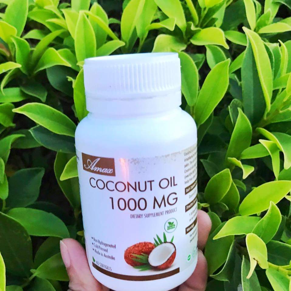 เอแม็ก น้ำมันมะพร้าว สกัดเย็น amax coconut
