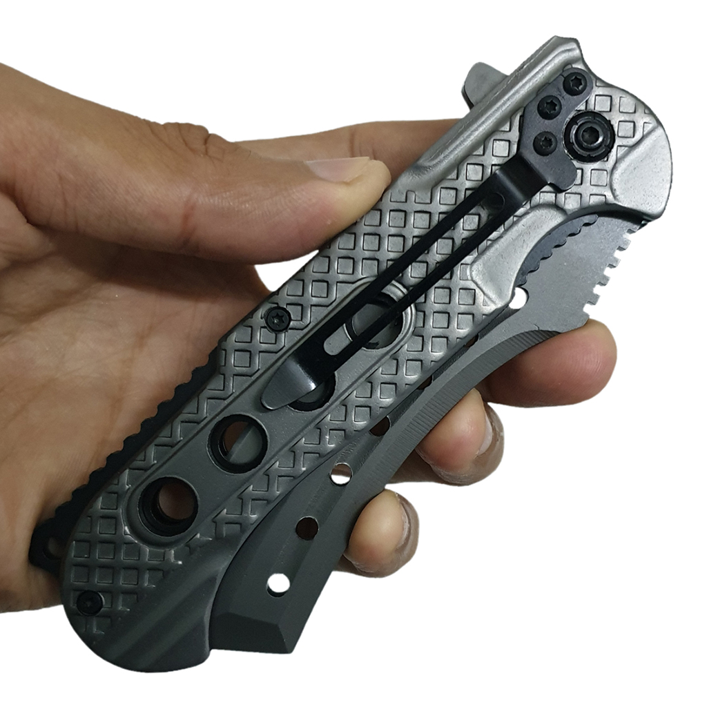 มีดพับ BROWNING 363 ขนาด 8.9 นิ้ว (22.5 ซม.) สี Titanium