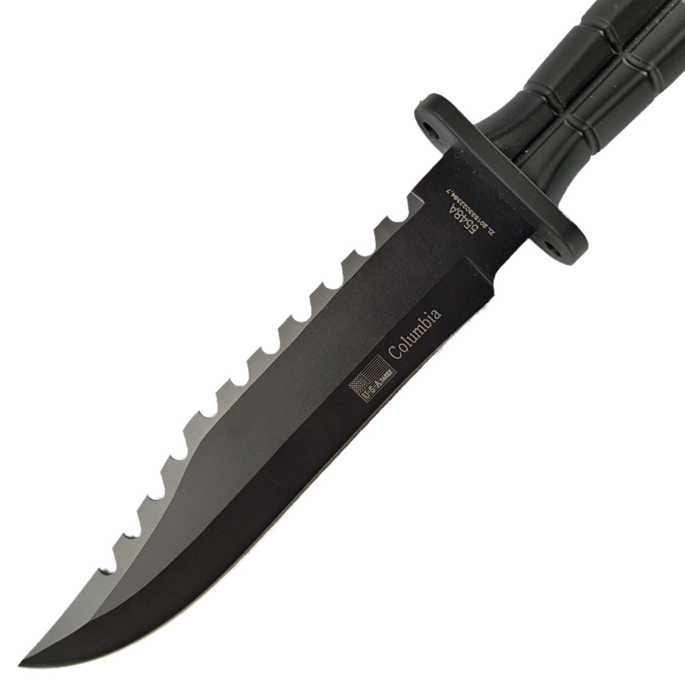 มีดพก มีดใบตาย Columbia 5548A ขนาด 12 นิ้ว (30 ซม.) พร้อมปลอกมีดพลาสติก ABS สำหรับเก็บมีด