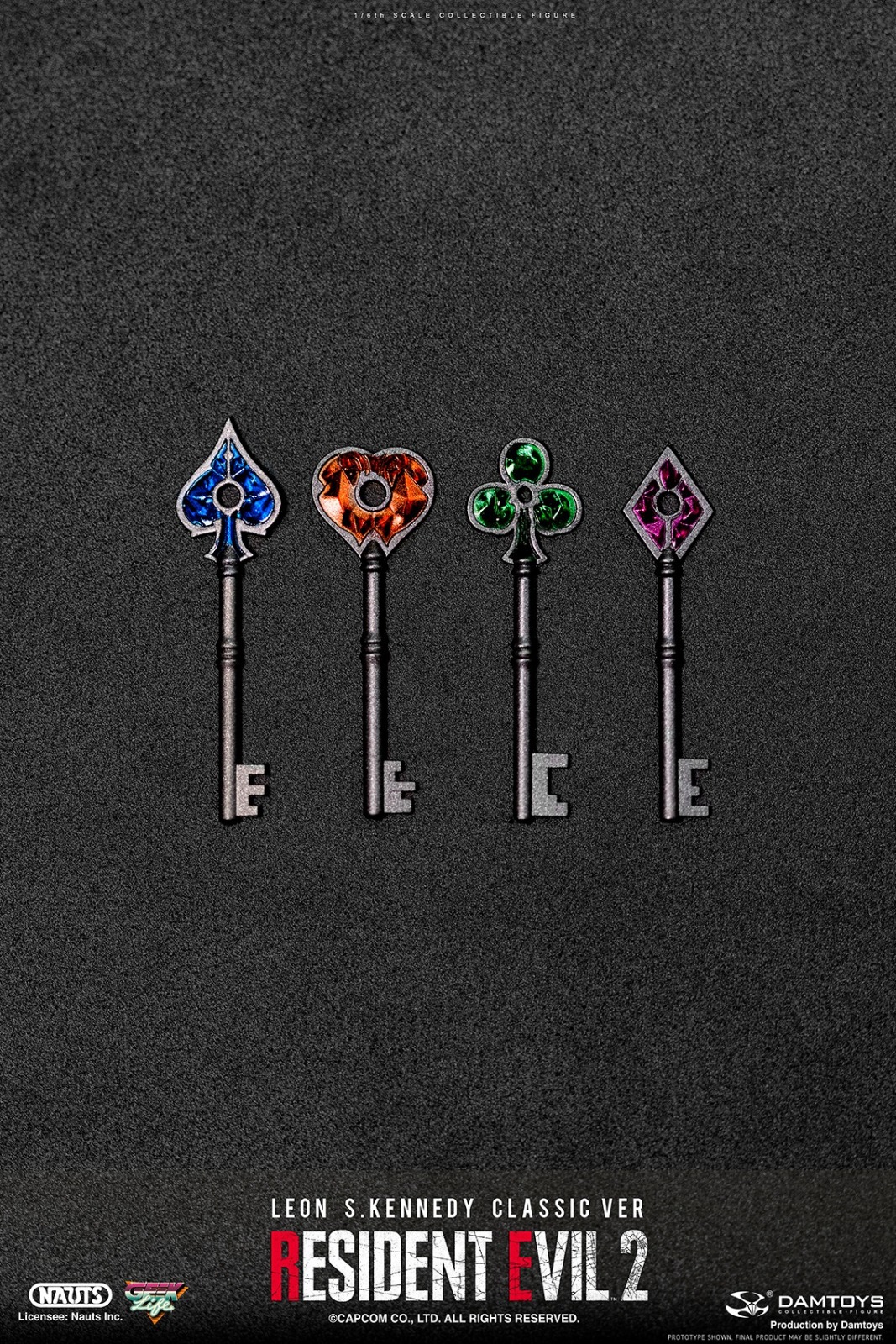 DAMTOYS DMS037 1/6 RESIDENT EVIL 2 - LEON S.KENNEDY (CLASSIC VER)