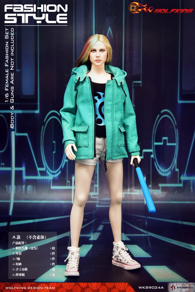 WOLFKING WK89024A 1/6 European and American Female Fashion Style Set