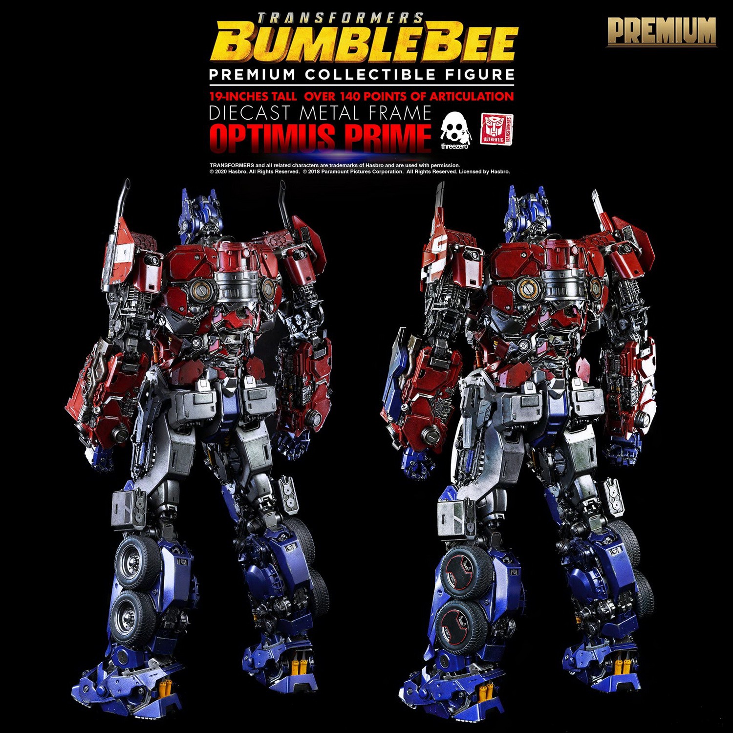 threezero 3Z0162 Transformers: BumbleBee - PREMIUM Optimus Prime