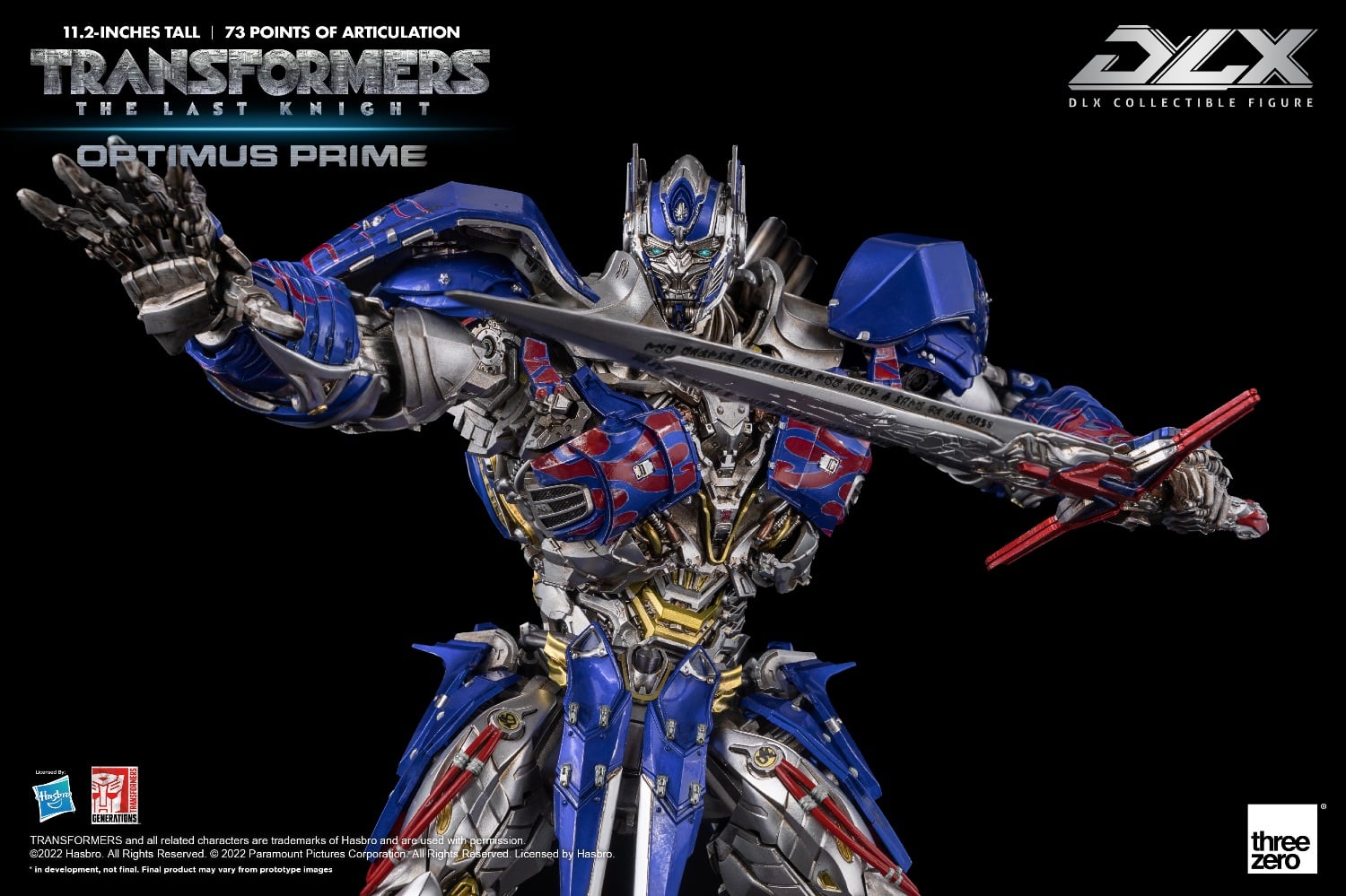 Threezero 3Z04570W0 DLX Transformers: The Last Knight - Optimus Prime