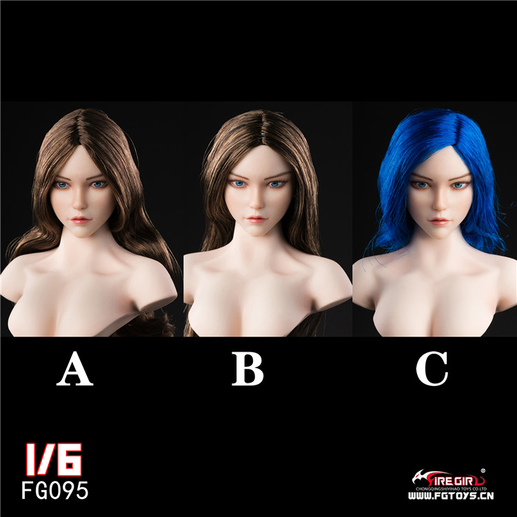 STOP SUPPLY 2023-10-18 Fire Girl Toys FG095 1/6 Rebecca European Female Head Sculpt
