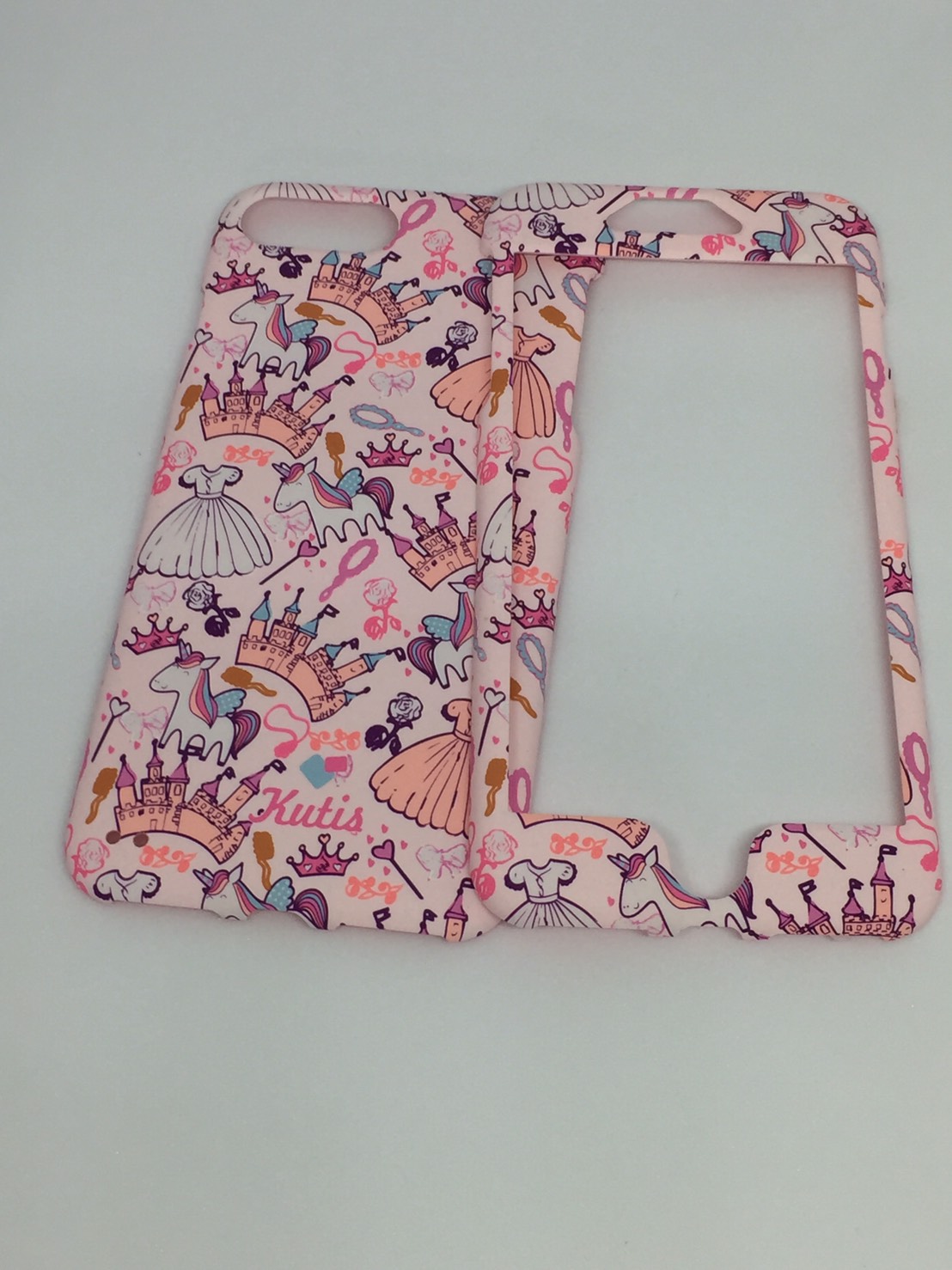 เคสคูทิส (Kutis) ไอโฟน7พลัส,8พลัส(ลายกระโปรงกับปราสาทสีชมพู)