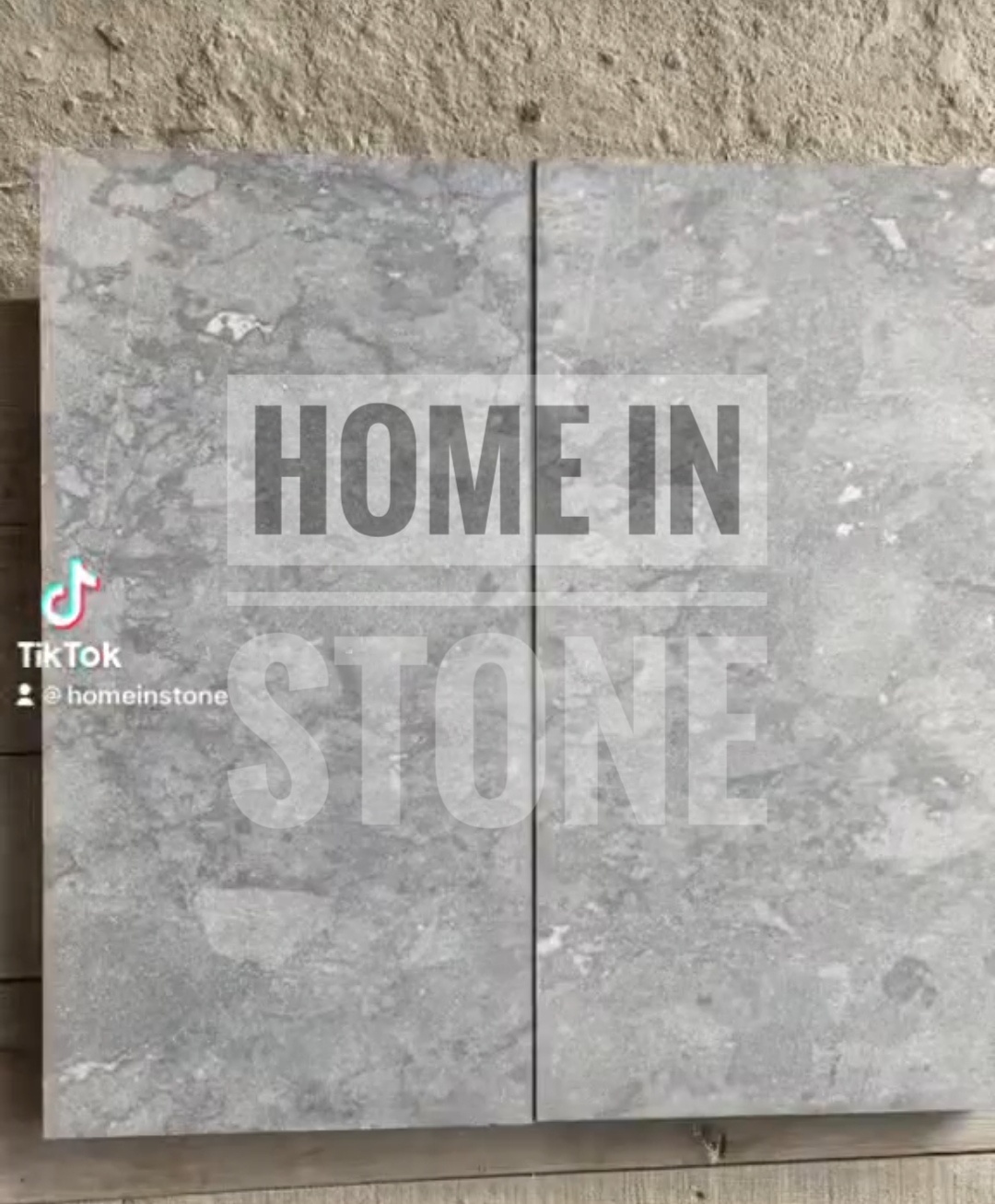 หินปูขอบสระว่ายน้ำ white Cloudy 30x60cm