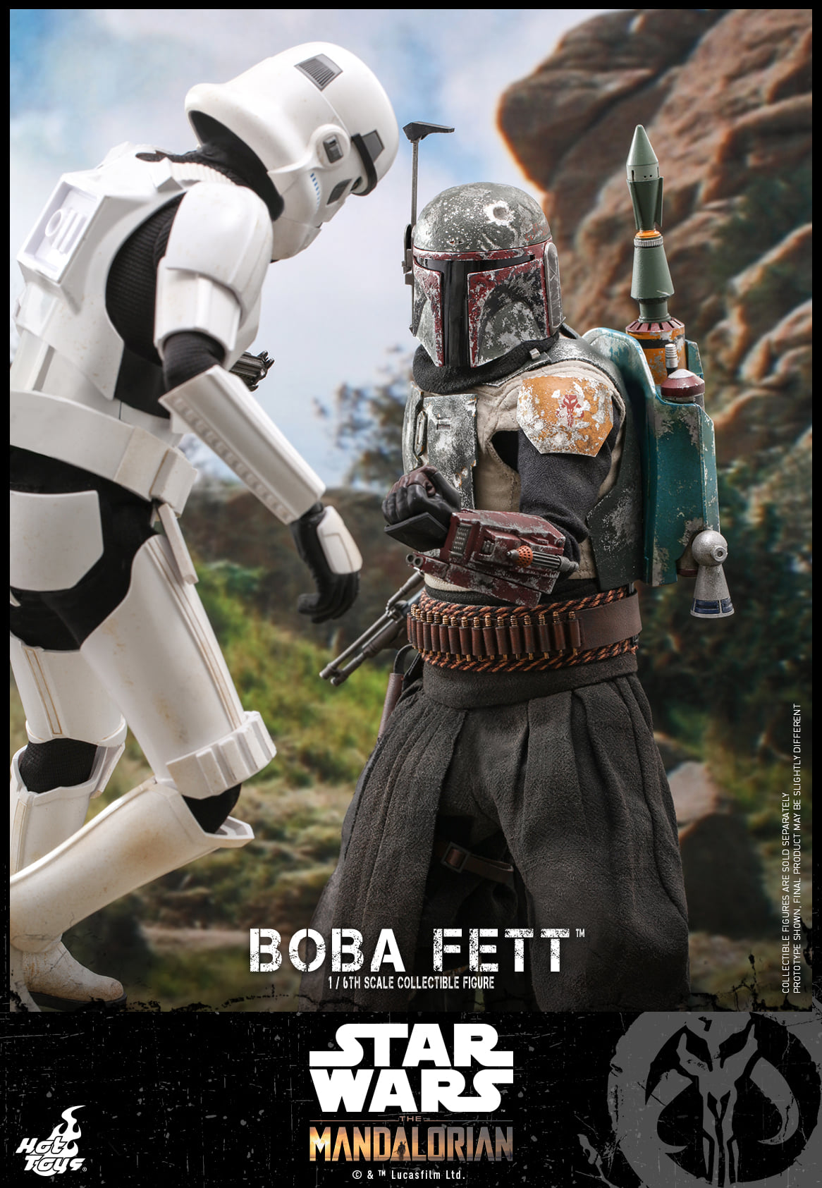 Hot Toys TMS033 1/6 Star Wars: The Mandalorian™ - Boba Fett