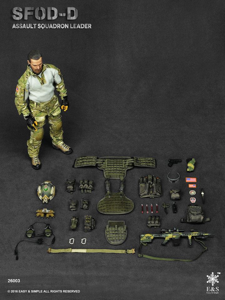 Easy & Simple 26003 SFOD-D Assault Squadron Leader