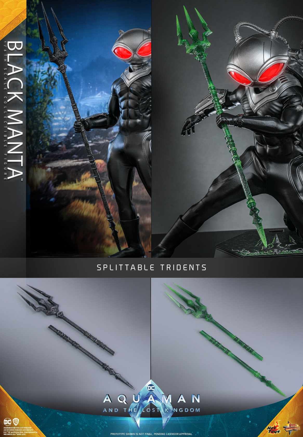Hot Toys MMS739 1/6 Aquaman and the Lost Kingdom - Black Manta