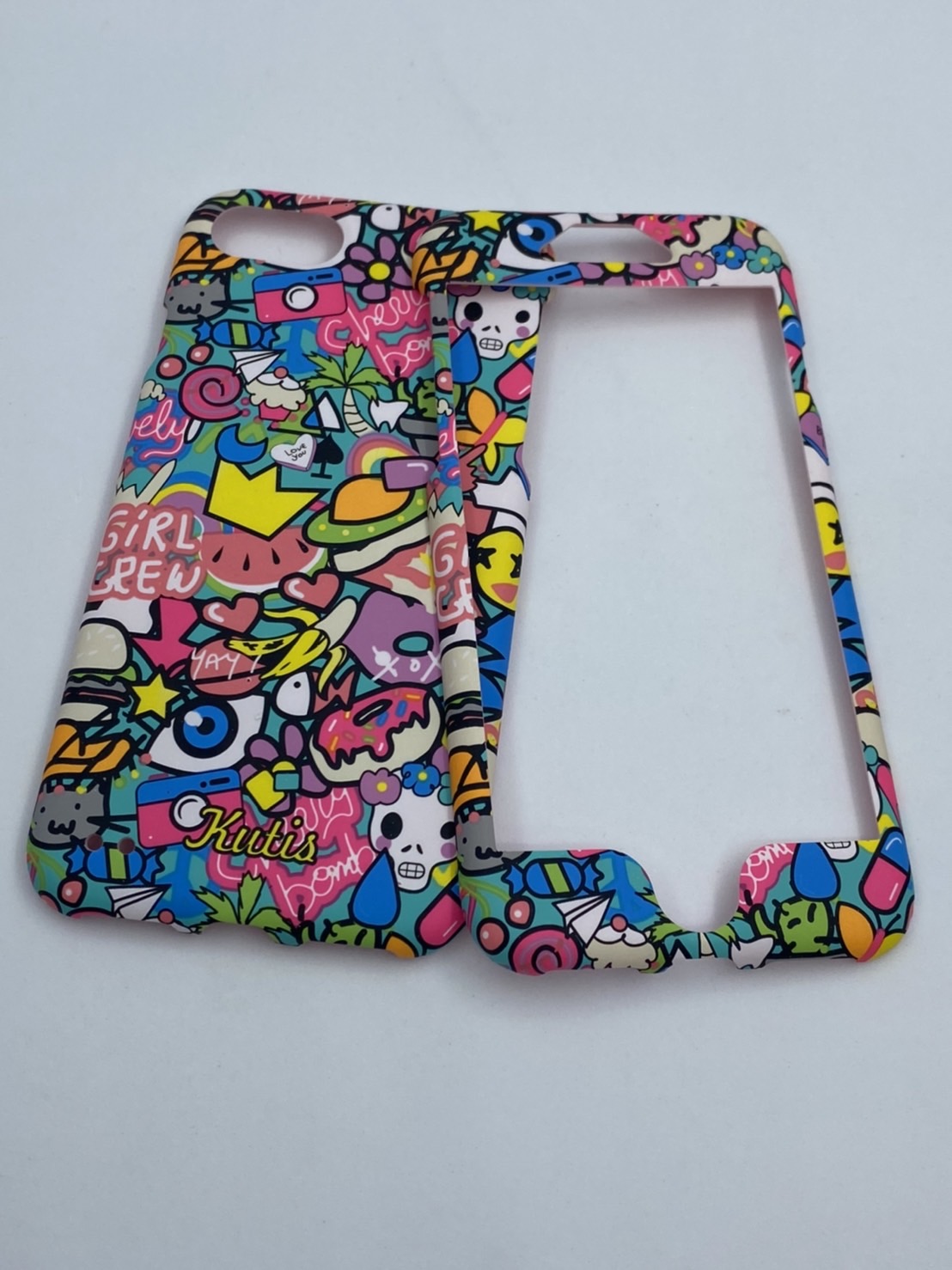 เคสคูทิส(Kutis)เคสไอโฟน7,8,SE2020(ลายStreet)มาใหม่ เคสประกบหน้า-หลัง เคสเรืองแสง เคสลายวินเทจ ร้านSuperhero Klongthom