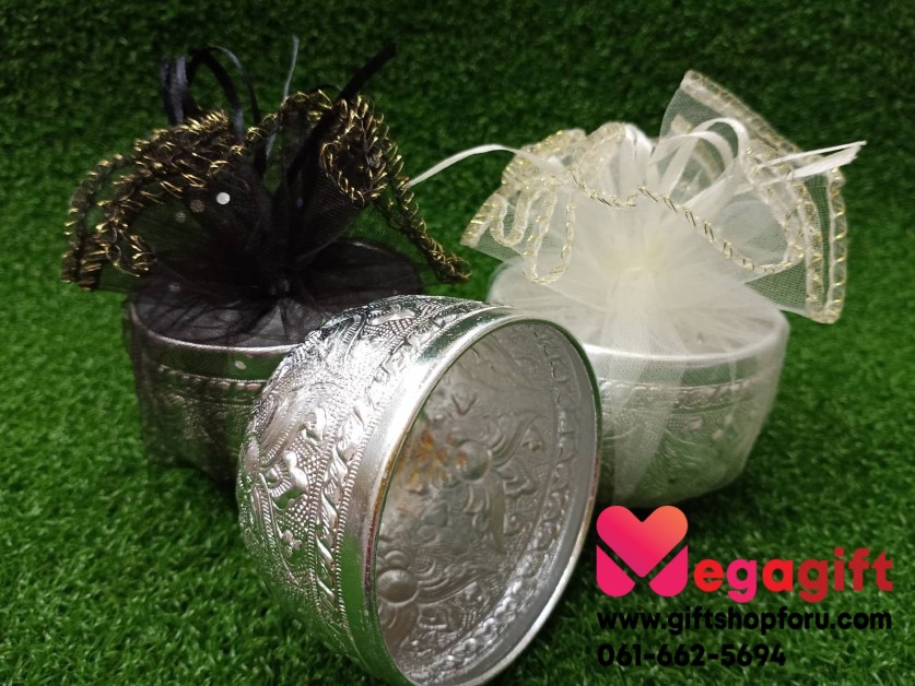 ขันน้ำอลูมิเนียม7cm. ห่อผ้า