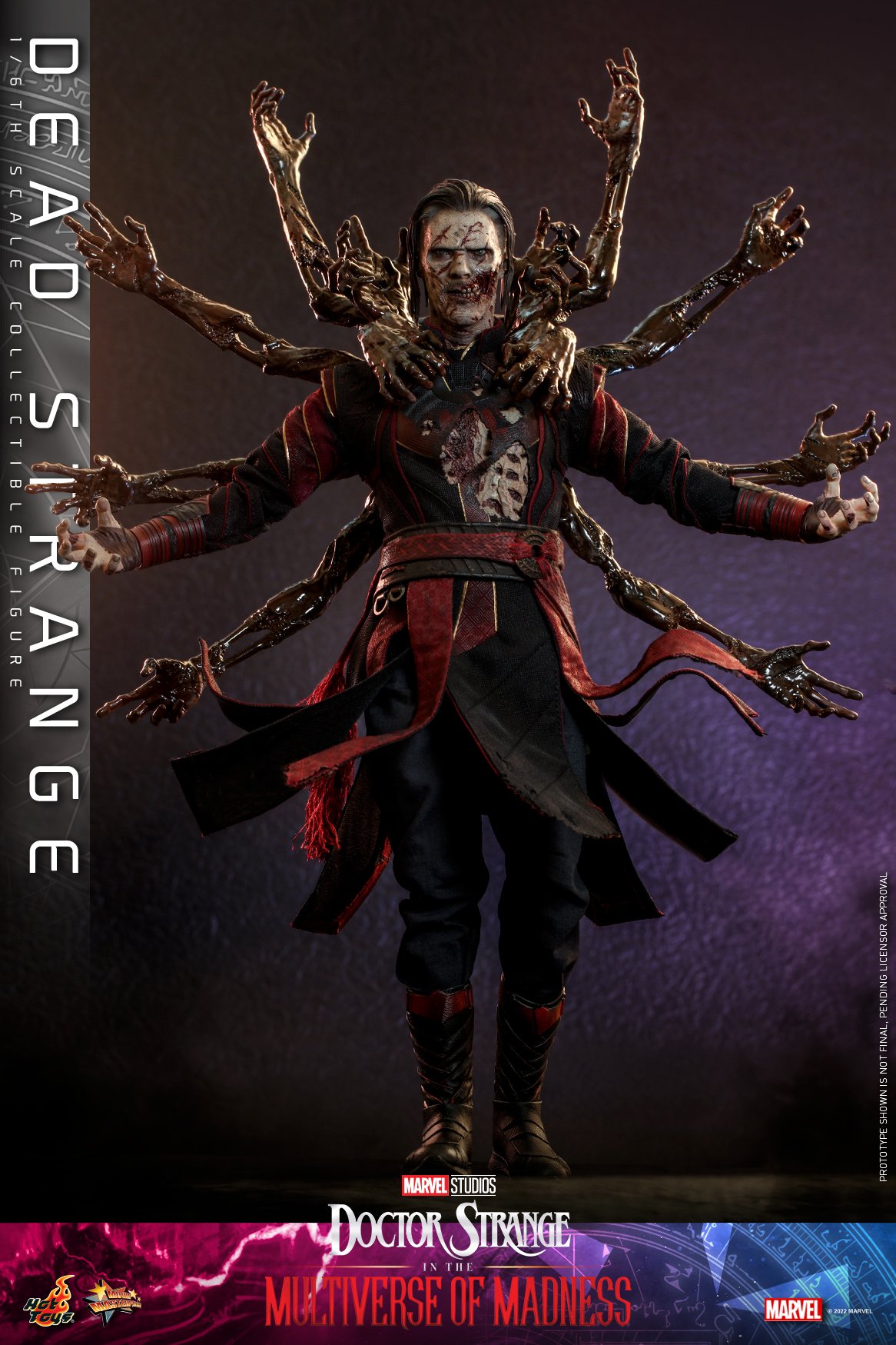 Hot Toys MMS654 1/6 Doctor Strange in the Multiverse of Madness - Dead Strange