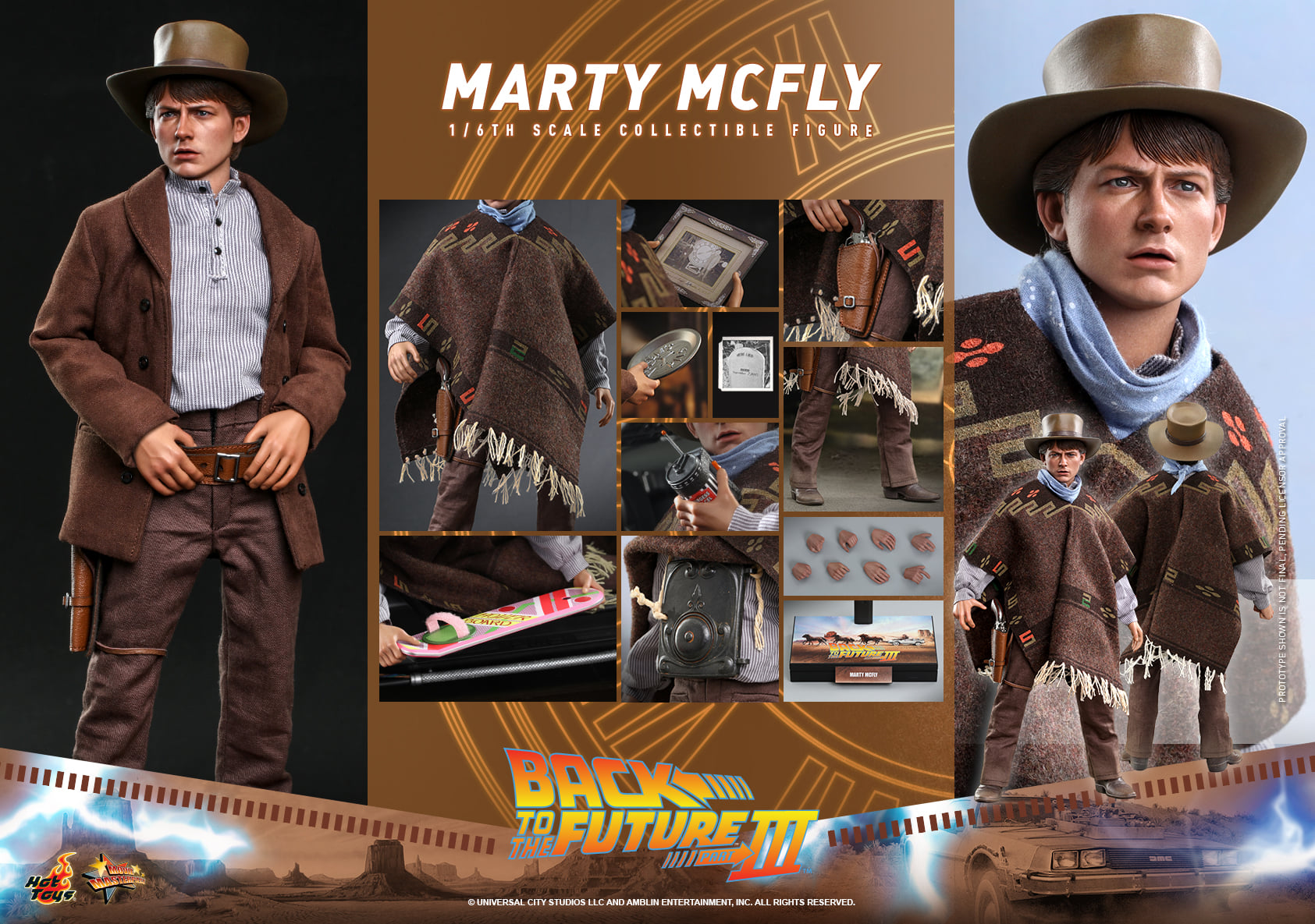 Hot Toys MMS616 1/6 Back to the Future Part III - Marty McFly