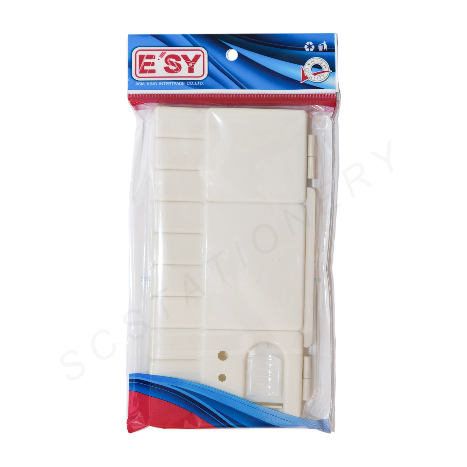 จานสีตลับ พับได้ 1ชิ้น