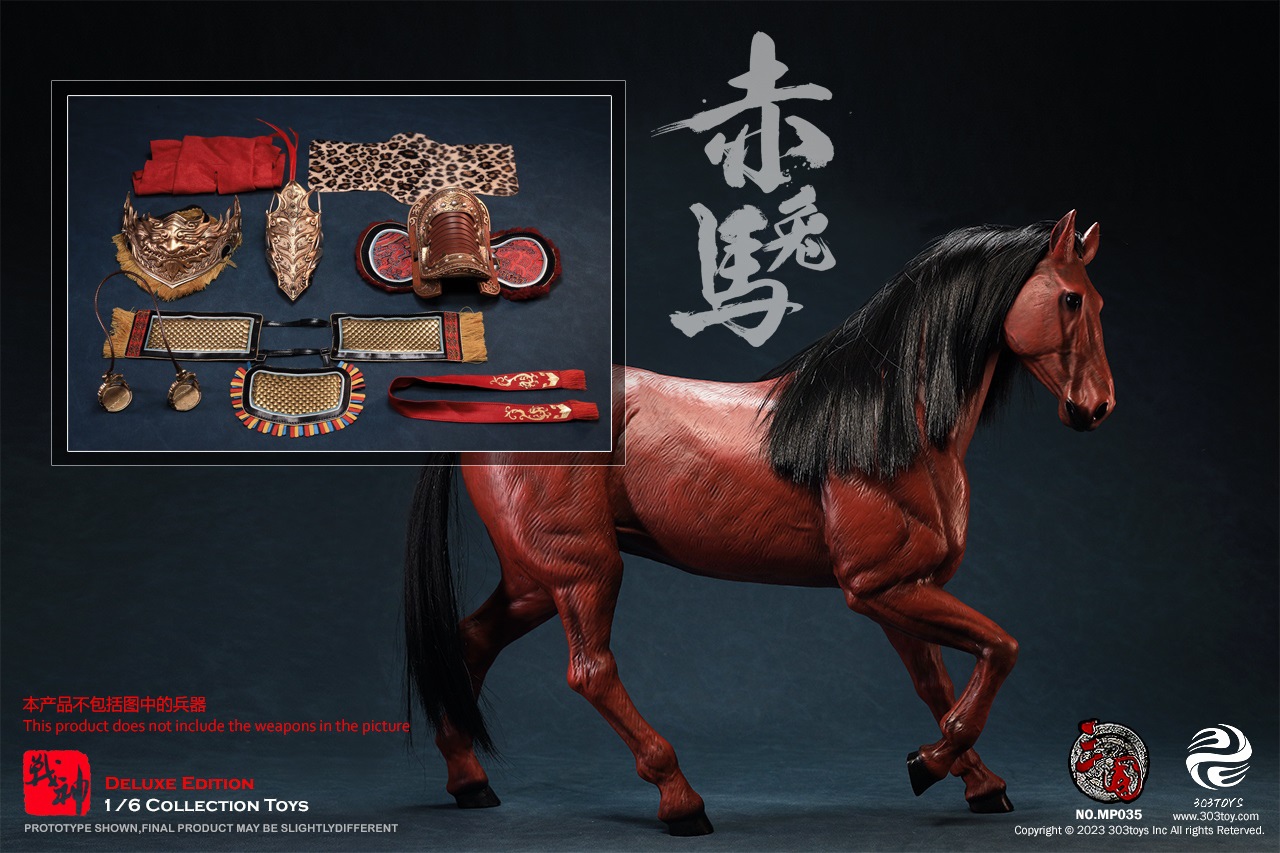 303TOYS MP035 1/6 THREE KINGDOMS - RED RABBIT (EXCLUSIVE VERSION)