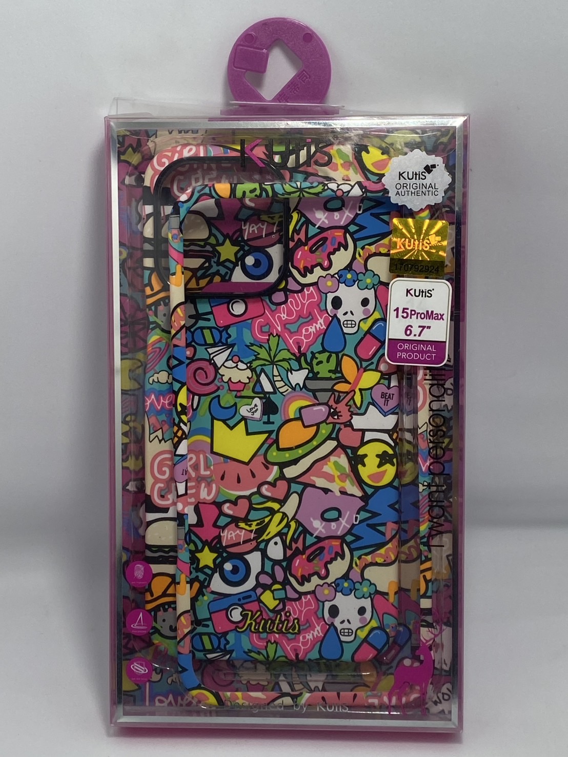 เคสคูทิส(Kutis)เคสไอโฟน15PROMAX(ลายStreet)มาใหม่ เคสประกบหน้า-หลัง เคสเรืองแสง เคสลายวินเทจ ร้านSuperhero Klongthom