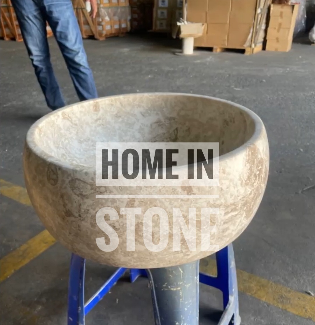 อ่างหินอ่อนทำจากหินอ่อนแม่น้ำ มีให้เลือกหลากหลาย