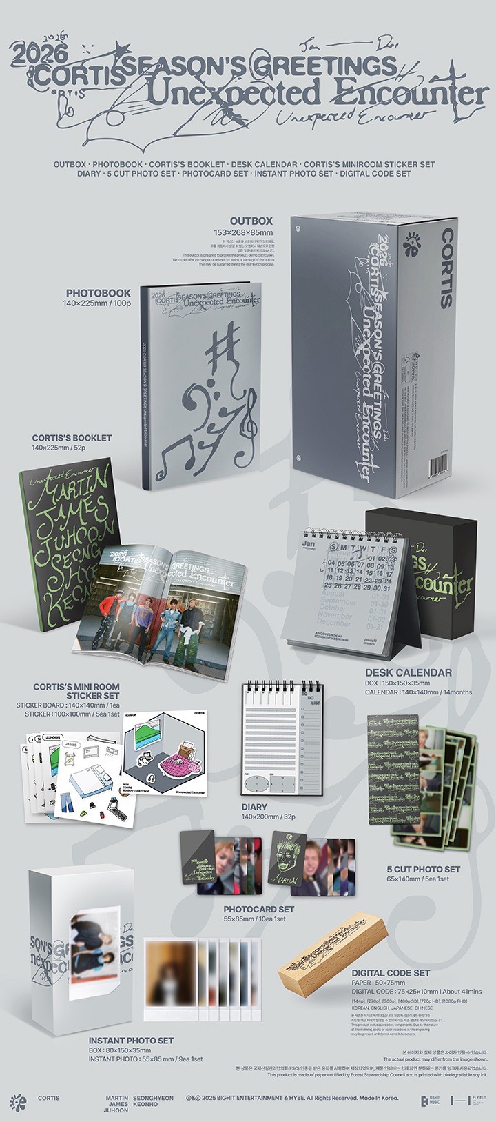 [PRE] CORTIS 2026 SEASON’S GREETINGS *weverse*