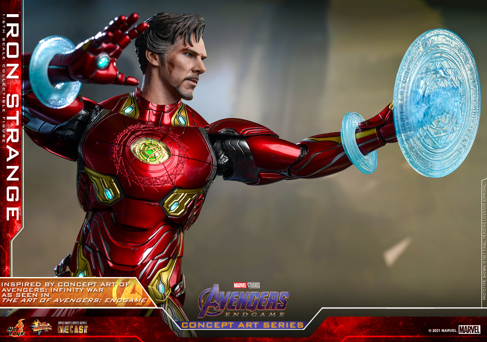 Hot Toys MMS606D41 1/6 Avengers: Endgame (Concept Art Series) - Iron Strange