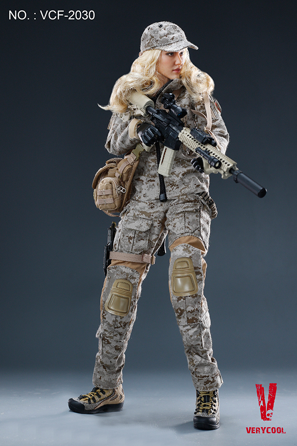 VERYCOOL VCF-2030 DIGITAL CAMOUFLAGE WOMEN SOLDIER - MAX