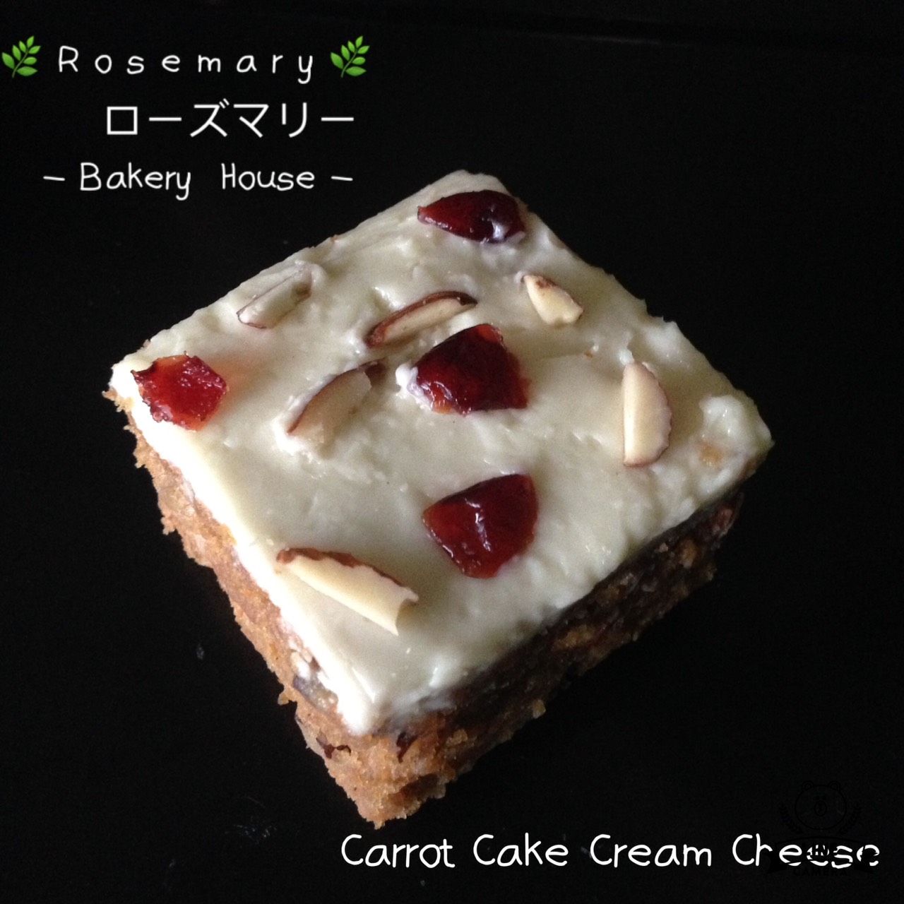 🥕แครอทเค้กครีมชีส🥕🧀 (Carrot Cake Creamcheese) (ชิ้นเล็ก) Size : 4.5 x 8.5 cm.