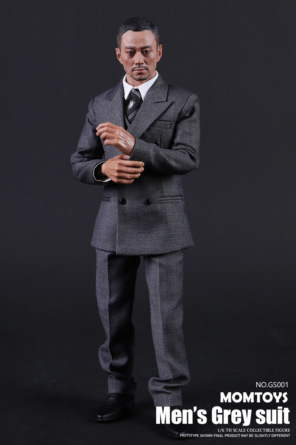 MOMTOYS MON-GS001 1/6 Men's Grey Suit