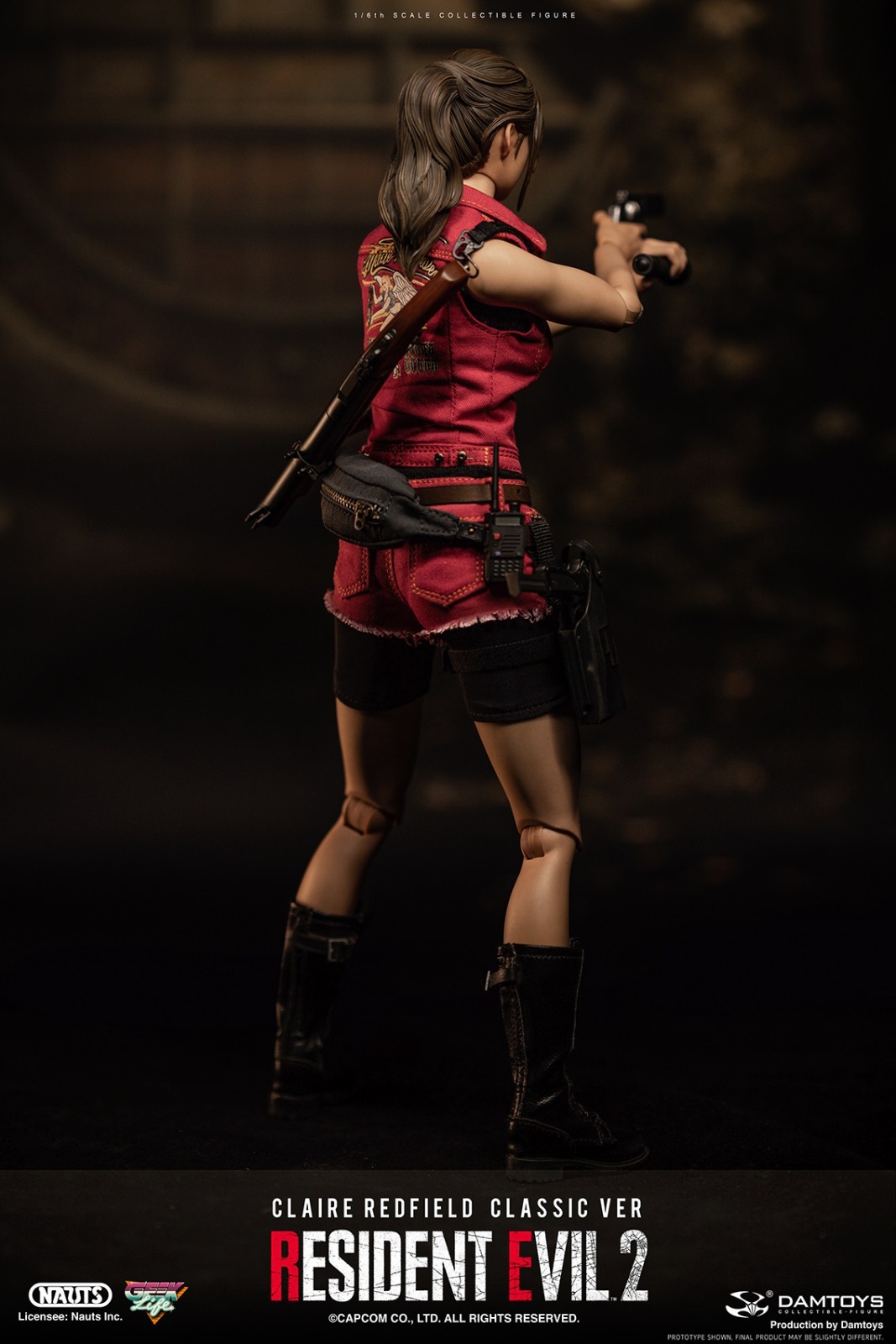 DAMTOYS DMS038 1/6 RESIDENT EVIL 2 - CLAIRE REDFIELD (CLASSIC VER)