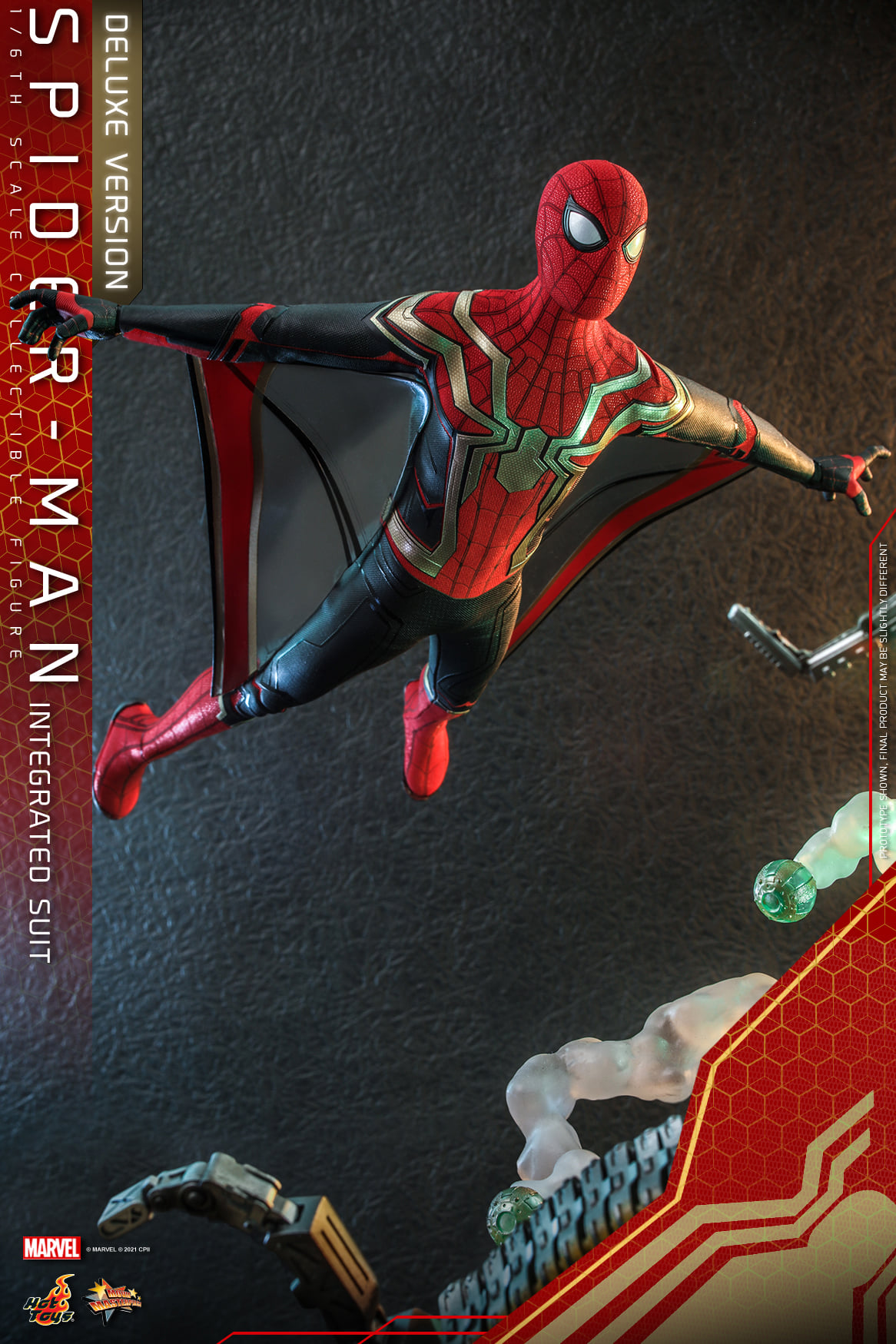 Hot Toys MMS624 1/6 Spider-Man: No Way Home - Spider-Man Integrated Suit (Deluxe Version)