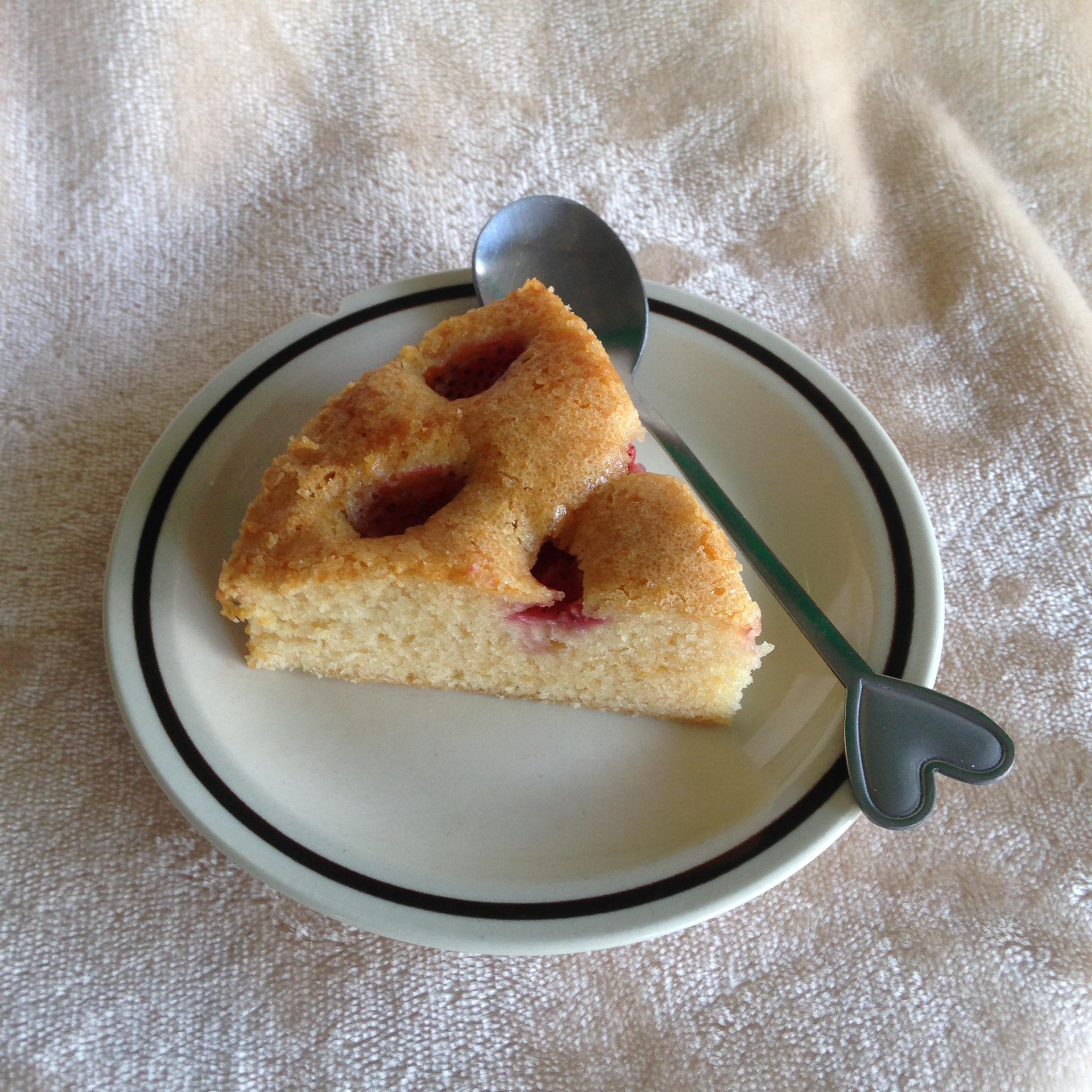 🍓 เค้กสตรอว์เบอร์รี่หน้ากรอบ 🍓 (1 ปอนด์) Strawberry Cake (1 Pound / 6" x 6")