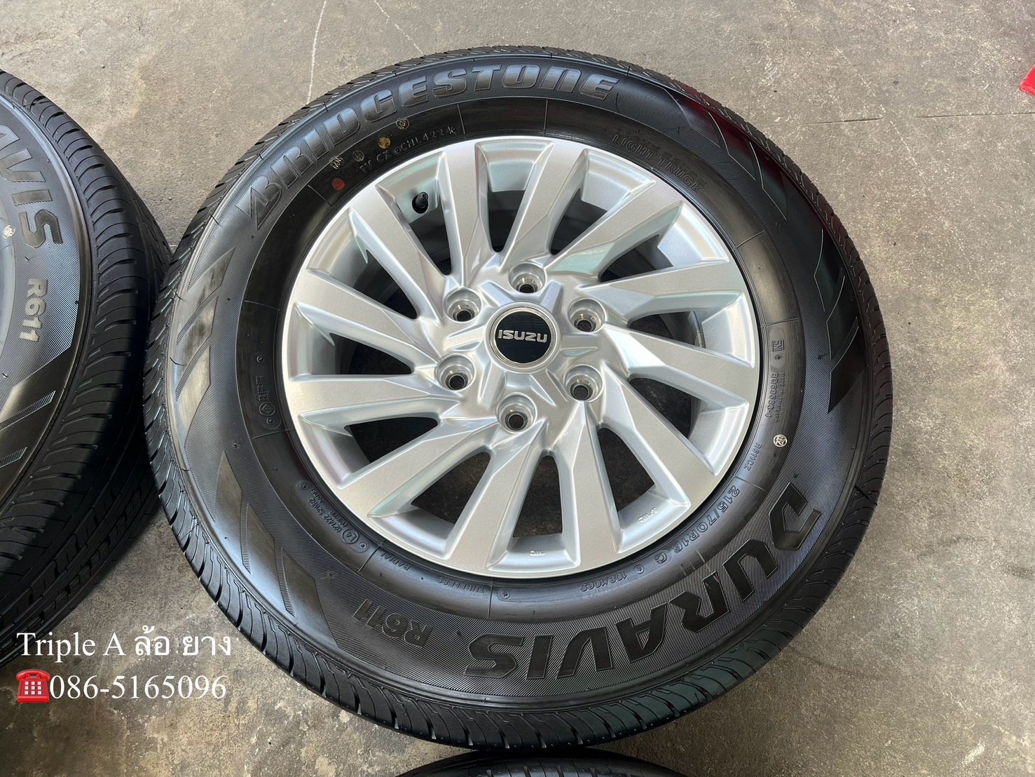 ✨ล้อแม็กป้ายแดง✨ISUZU D-Max รุ่นใหม่ล่าสุด ขอบ 16 พร้อมยางใหม่ป้ายแดง 215-70-16 Bridgestone♨️ปลายปี 24♨️