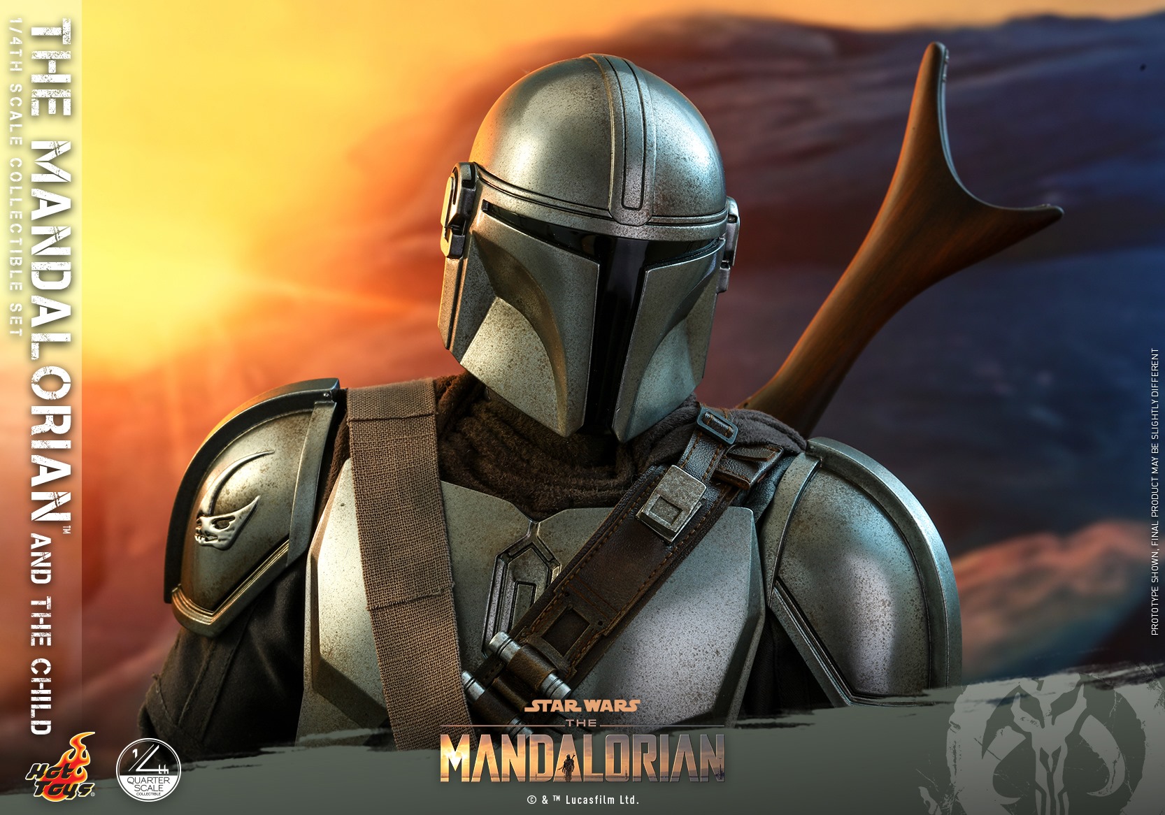 Hot Toys QS016 1/4 Star Wars™ The Mandalorian™ - The Mandalorian & The Child