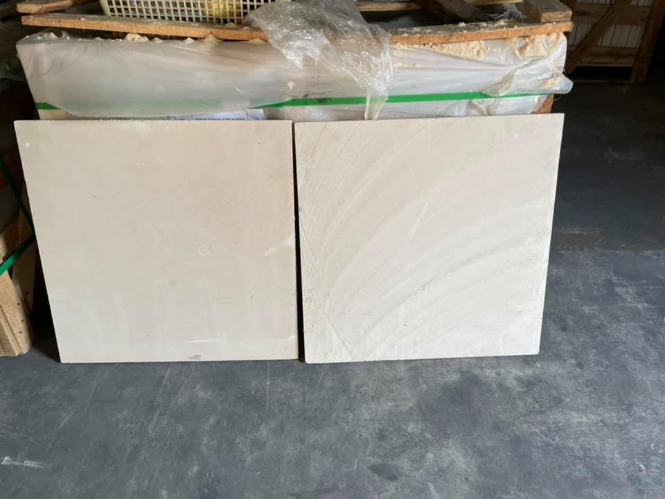 Cream Lime Stone สีครีม ผิวแมท ไม่ลื่น