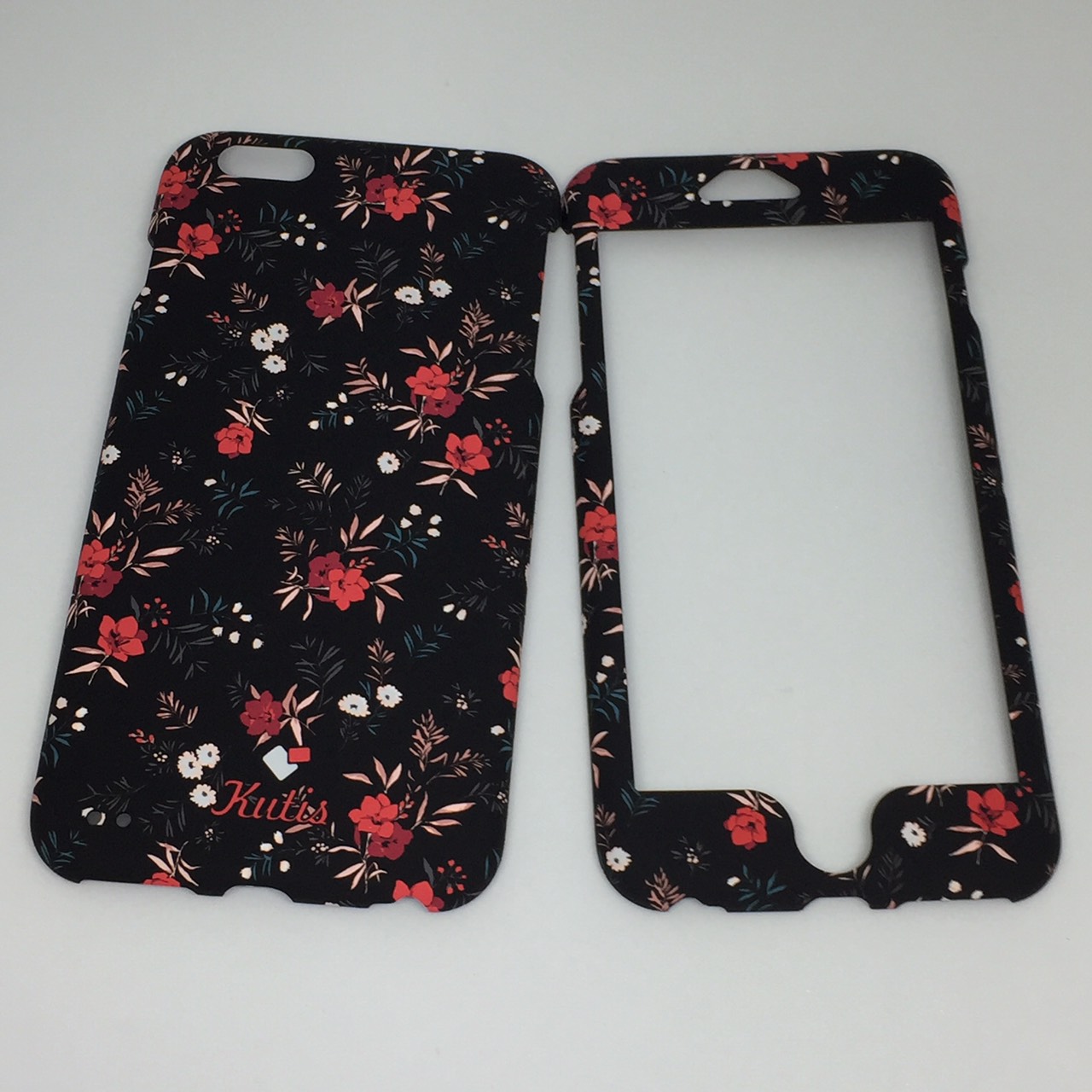 เคสคูทิส (Kutis) ไอโฟน6พลัส,6Sพลัส(ลายดอกไม้ดอกสีแดง)