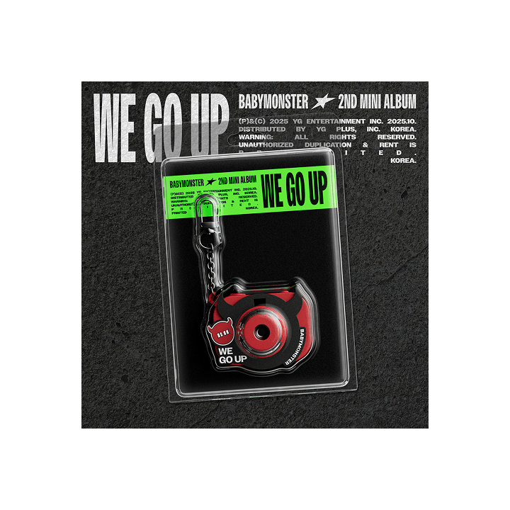 [PRE] BABYMONSTER 2nd MINI ALBUM [WE GO UP] MINI BEAM KEYRING Ver.