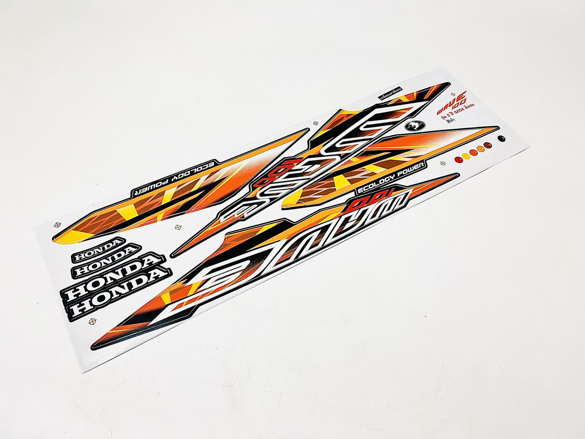 สติ๊กเกอร์เวฟ100 110 รุ่น 3 ปี2004 รอ