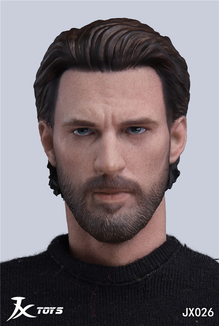 JXTOYS JX026 Captain America Headsculpt with neck