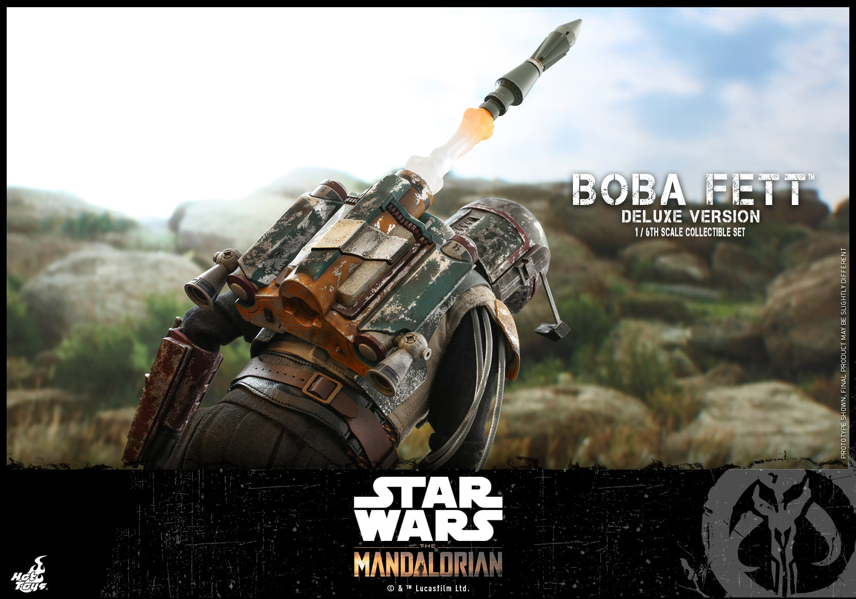 Hot Toys TMS034 1/6 Star Wars: The Mandalorian™ - Boba Fett (Deluxe Version)