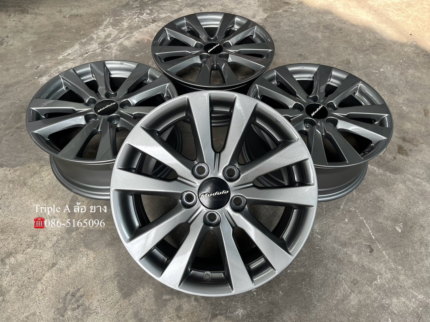 ✨ล้อแม็ก✨Honda Civic Modulo ขอบ 16 สีเทา💖สวยกริ๊บ💖
